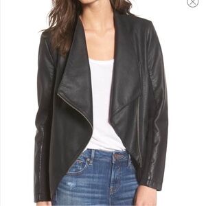 BB Dakota vegan leather jacket. Size XS